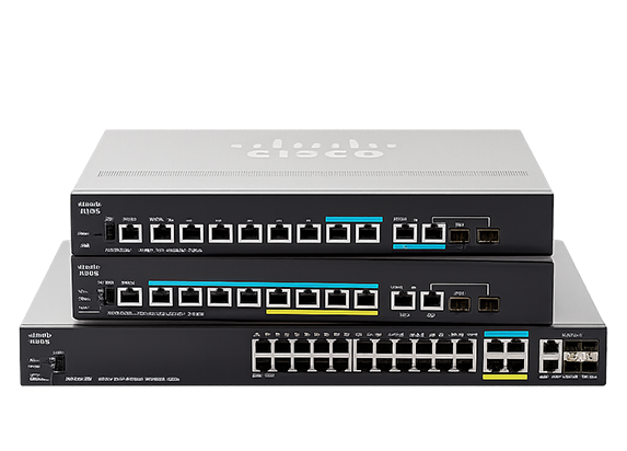 Business routers and network switch
