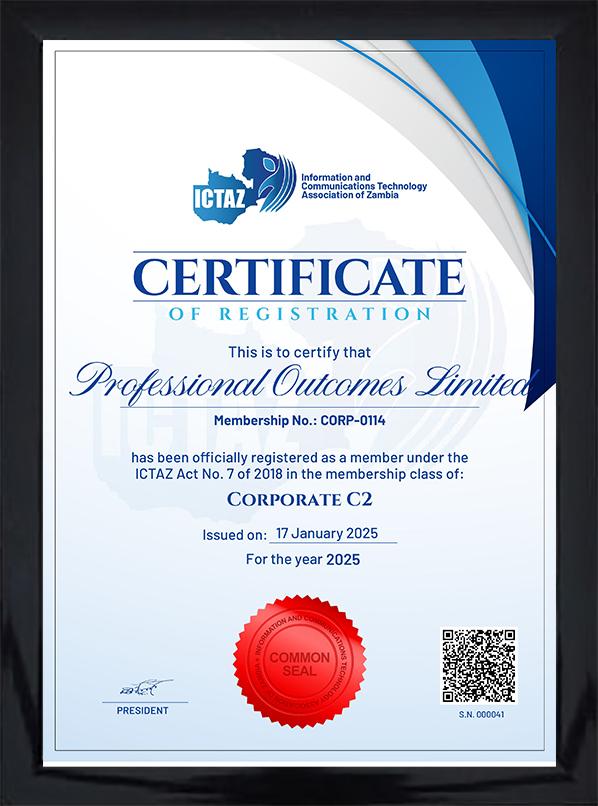 Certification of Registration